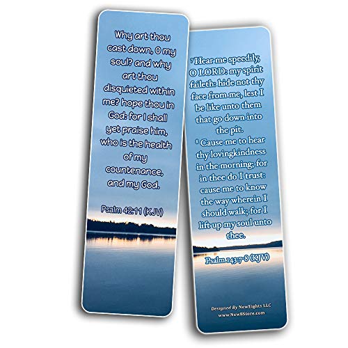 KJV Encouraging Scriptures for Those Overcoming Depression Bookmarks (60-Pack)