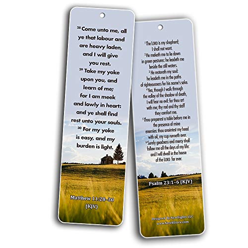 Success Bible Verses Bookmarks KJV (60-Pack) - Handy Bible Verses About Success Collection