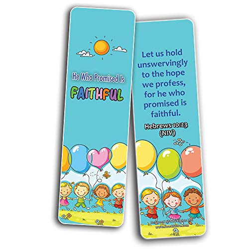 Amazing Grace Bible Bookmarks for Kids Boys Girls (60-Pack) - Easter Basket Stuffers Sunday School Children Ministries VBS Vacation Bible School