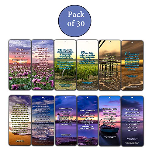 Spanish Scriptures Bookmarks - Rewards for Obeying God