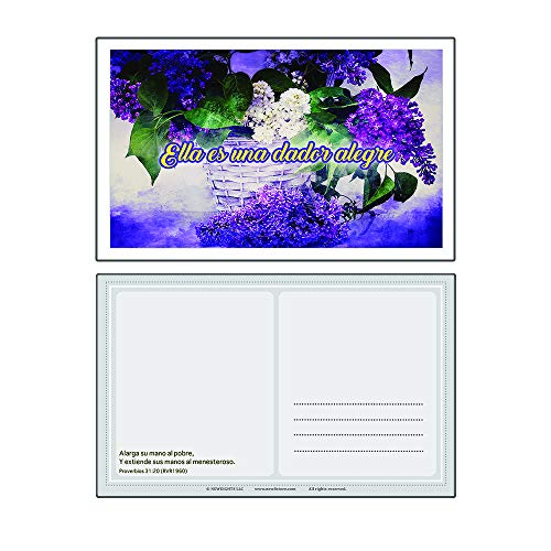 Spanish Bible Verses About Virtuous Woman Postcards (30-Pack)