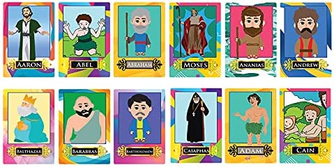 Biblical Characters Learning Cards (4 Deck)