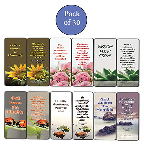 Bible Verses About Being Humble Bookmarks – New8Store