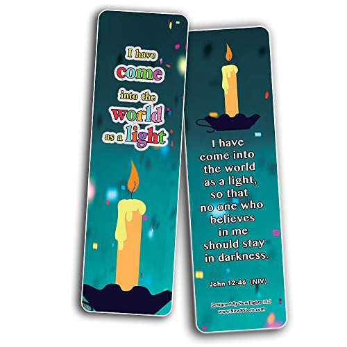 Light of the world Memory Verses Bookmarks