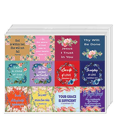 God is within Her Stickers (20-Sheet) - Awesome Stickers for Women