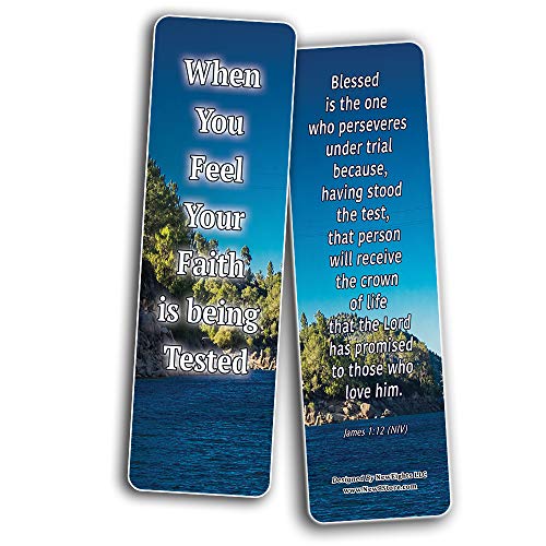 When Your Faith Is Tested Memory Verses Bookmarks (30-Pack) - Handy Reminder About When Your Faith Is Tested