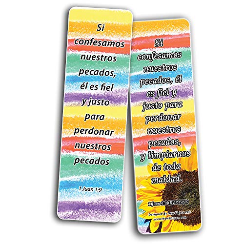 Spanish Favorite Prayer Bible Promises Bookmarks (30-Pack) - Variety Handy Spanish Scriptures