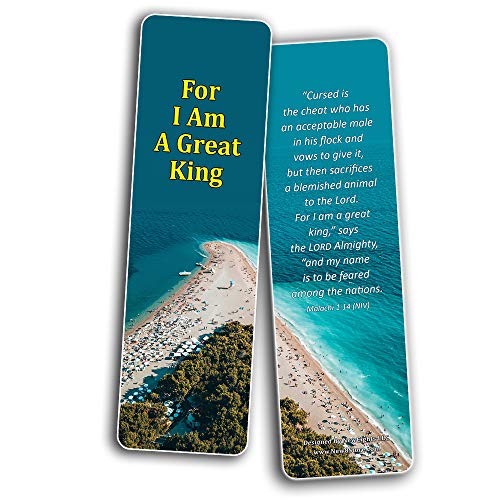 Memory Verse About Greatness of God Bookmarks (12-Pack)