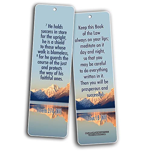 Success Bible Verses Bookmarks NIV (30-Pack) - Great Bible Text Compilation About Success in Bible Perspective