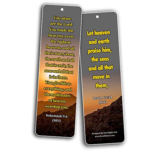 Life Bible Verses Bookmarks KJV (30 Pack) - Handy Reminder About God?s Grace