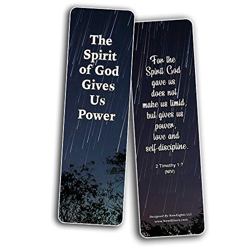 Bible Verses About Anxiety Bookmarks (30-Pack) - Stocking Stuffers Encouragement Tool - Bible Study Release Your Worries Church Supples Teacher Classroom Incentives Gifts