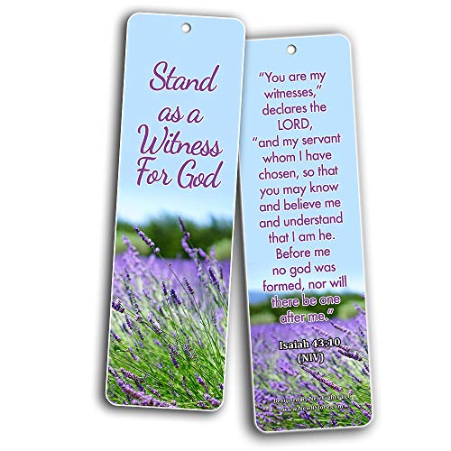 Bible Verses About Become A Witness for Christ (60 Pack) - Perfect Giveaways for Sunday School and Ministries