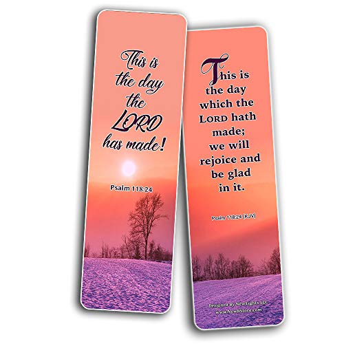 KJV Religious Bookmarks - Bible Verses About Financial Blessings (60 Pack) - Perfect Giftaway for Sunday Schools and Ministries