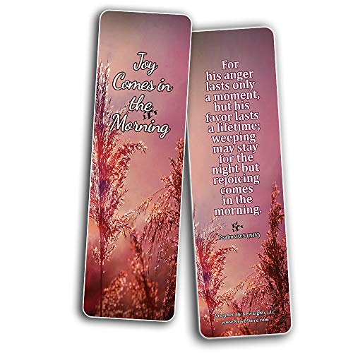 Bible Verses Bookmarks for When Your Faith Is Feeble (60-Pack) - VBS Sunday School Easter Baptism Thanksgiving Christmas Rewards Encouragement Gift
