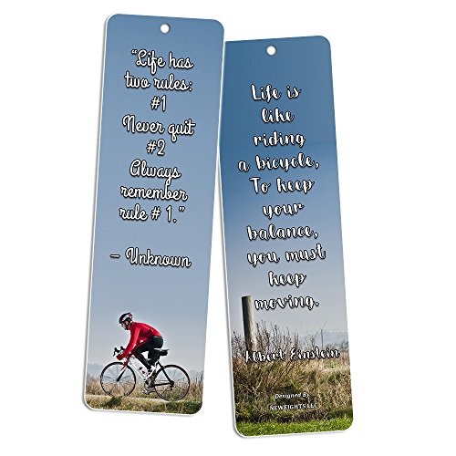 NewEights Adventure Inspirational Quotes Bookmarks (30 Pack)