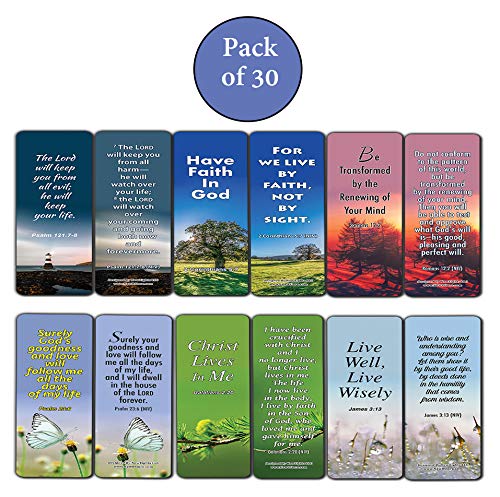 Trusting God with Your Life Christian Bookmarks (30-Pack) - Buy Variety Bookmarks in Bulk
