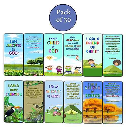 Christian Bookmarks for Kids - Identity in Christ