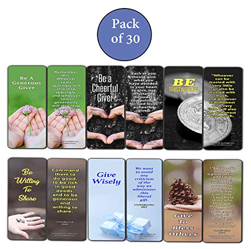Christian Bookmarks for Biblical Financial Principles Series 3 (30 Pack) - Biblical Principles About Financial Freedom