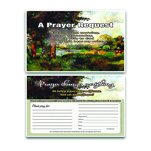 Prayer Request Pew Cards (60-Pack) - NEPC1041 Paintings
