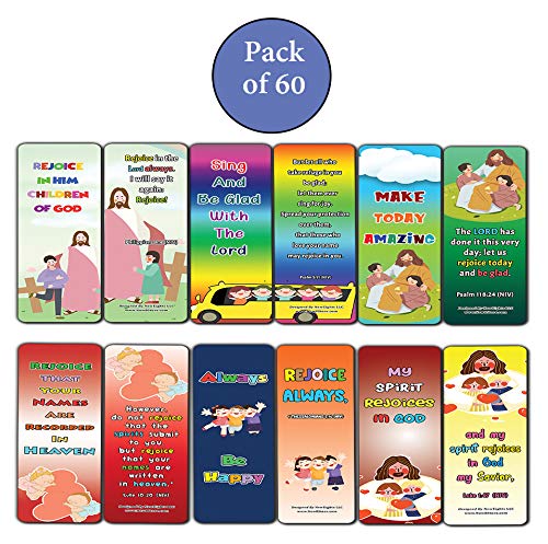 Popular Bible Verses about Rejoice Bookmarks Cards