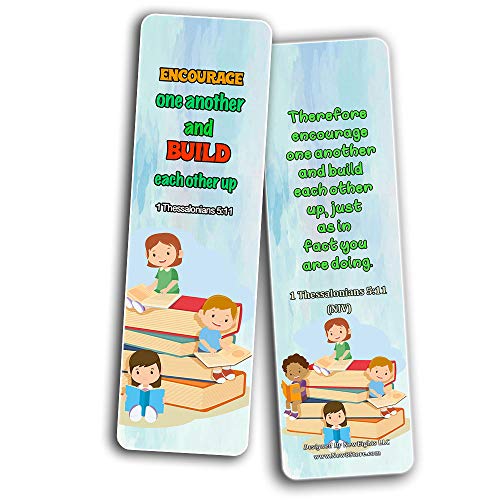 Thankful Bible Verses Bookmarks for Kids (60 Pack) - Bible Verses About Gratitude That Are Simple and Easy for Kids to Memorize