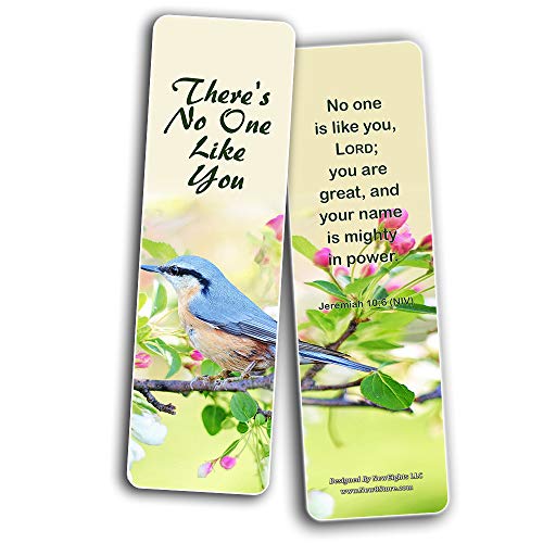 Memory Verse About Greatness of God Bookmarks (12-Pack)