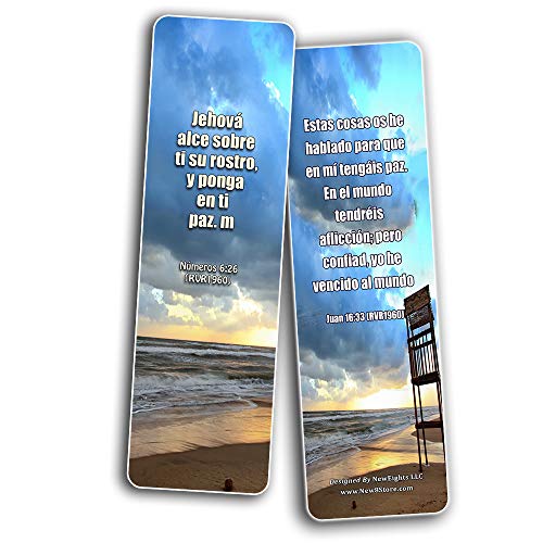 Spanish Bookmarks - Popular Inspirational Bible Verses (30-Pack)