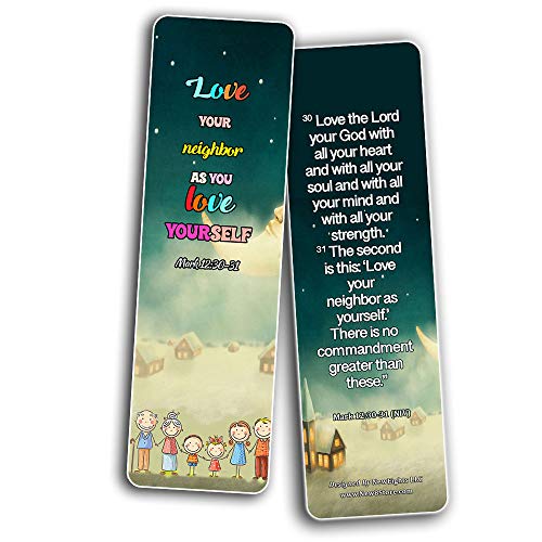 Thankful Bible Verses Bookmarks for Kids (60 Pack) - Bible Verses About Gratitude That Are Simple and Easy for Kids to Memorize