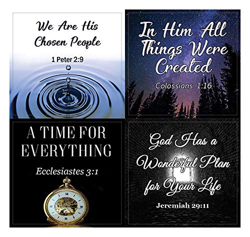 God is in Control Religious Stickers  (5-Sheet)