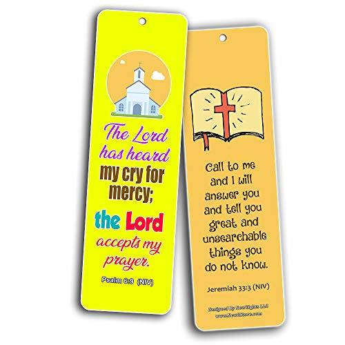 Easy Bible Scriptures for Kids - Prayer (30-Pack) - Buy Variety Bookmarks in Bulk