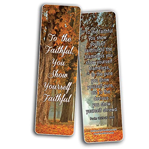 Stand For What Is Right Memory Verses Bookmarks (60-Pack) - (60 Pack) - Perfect Giftaway for Sunday School and Ministries