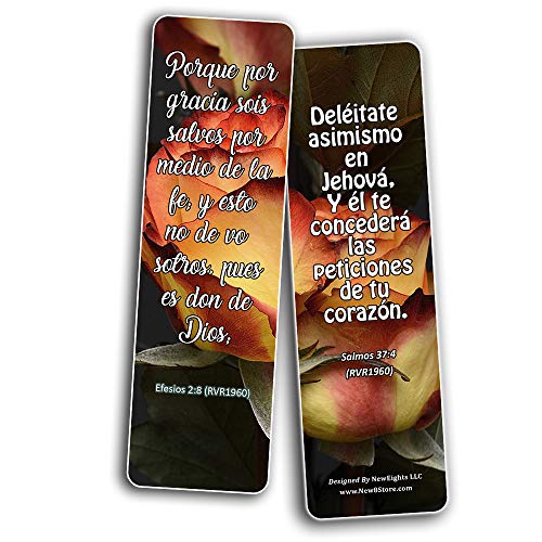 Spanish Christian Faith Scripture Bookmarks RVR1960