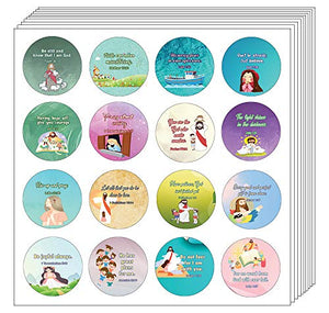 Religious Stickers for Kids (5-Sheet)