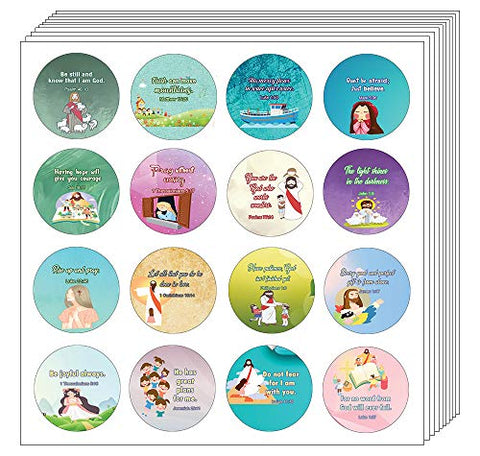 Religious Stickers for Kids (5-Sheet)