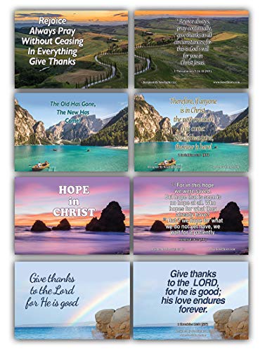 Daily Devotional Topical Bible Verses NIV Flashcards (120 Pack) - Perfect Giveaways for Sunday Schools and Ministries