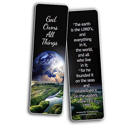 Sovereignty of God Bible Scriptures Bookmarks (60 Pack) - Perfect Giveaways for Sunday School and Ministries