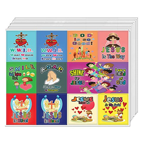 WWJD Stickers (10-Sheets)