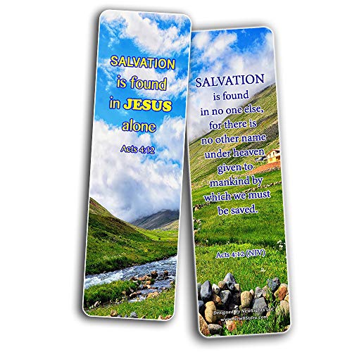 Redemption of Christ Scriptures Bookmarks (60 Pack) - Perfect Gift away for Sunday School and Ministries - Reverence Bible Texts VBS Sunday School Easter Baptism Thanksgiving Christmas Rewards