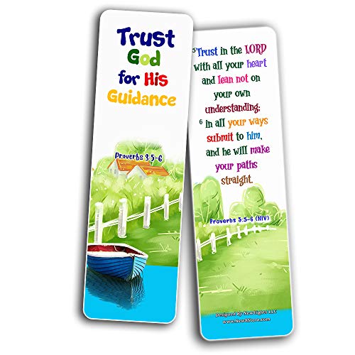Christian Bookmarks for Kids - Life Changing (60 Pack) - Perfect Gift away for Sunday School and Ministries - Christian Stocking Stuffers Birthday Assorted Bulk Pack