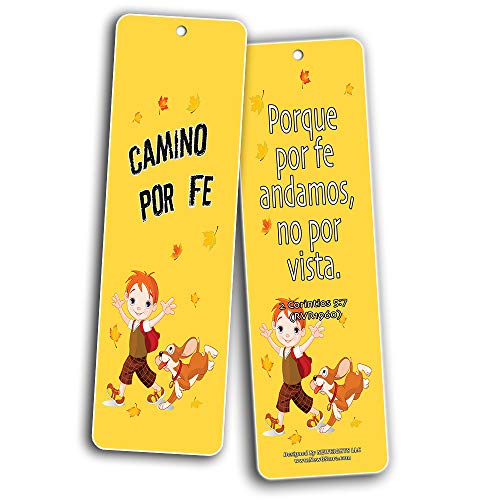 Spanish How Great is Our God Bookmarks for Kids (60-Pack) - #Fe #Esperanza #Amor, Mi Dios esta Vivo, Cuan Grande es Nuestro Dios