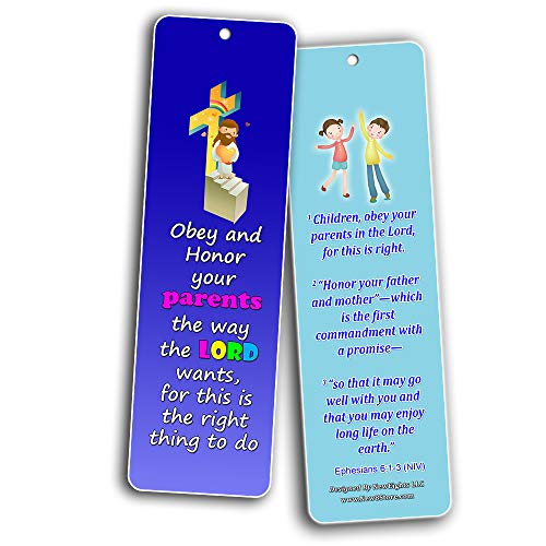 Favorite Bible Verses for Kids - Improve Behavior (60-Pack) - Great Way For Kids to Learn the Scriptures and Improve their Demeanor