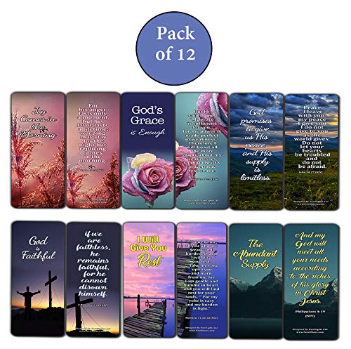 Bible Verses Bookmarks for When Your Faith is Feeble