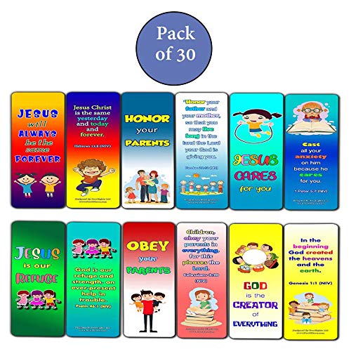Bible Verses Every Kid Should Know Bookmarks (30-Pack)