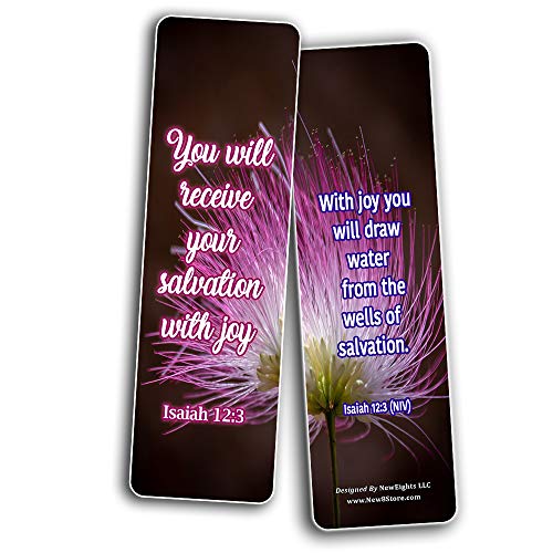 Powerful Bible Verses to boost Your Happiness Bookmarks (60-Pack)