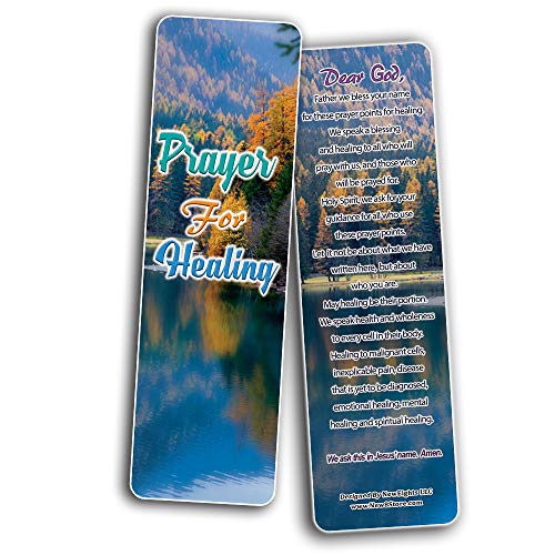 Prayers for Healing During Difficult Time Bookmarks