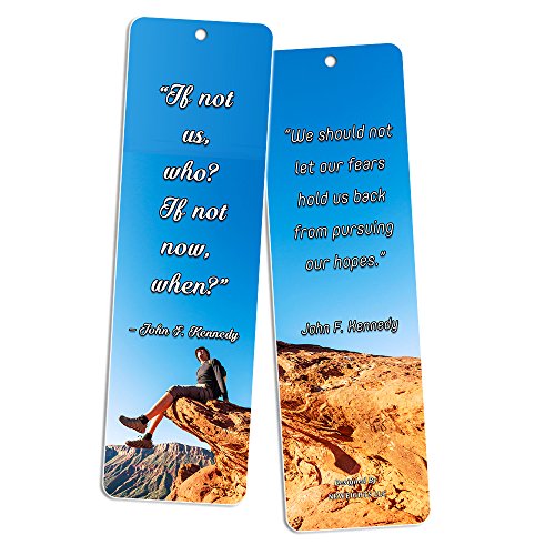 NewEights Adventure Inspirational Quotes Bookmarks (30 Pack)