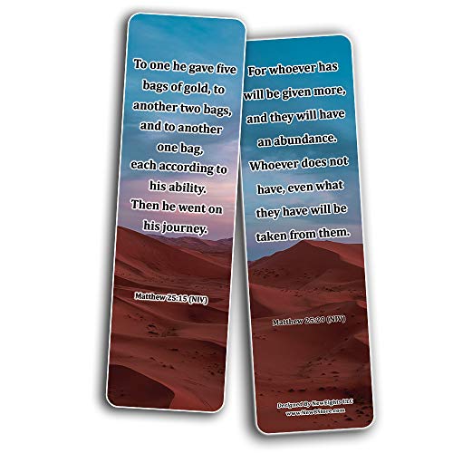 Consecrate Your Talents To The Lord Bible Bookmarks