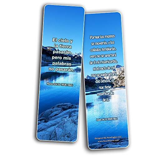 Spanish God's Promises Bible Verses Bookmarks (60 Pack) - Perfect Giveaways for Sunday School and Ministries Designed to Inspire Women