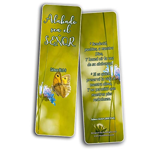 Bible Verses About Trusting God Bookmarks (30 Pack) - Handy Reminder About Develop Trust in God Spanish Bible - Church Supplies Teacher Classroom Incentive Gifts
