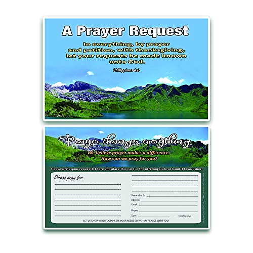 Prayer Request Pew Cards - NEPC1040 Scenery